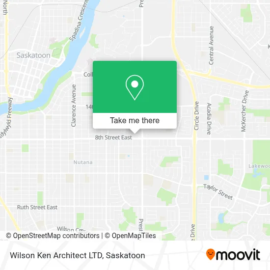 Wilson Ken Architect LTD map