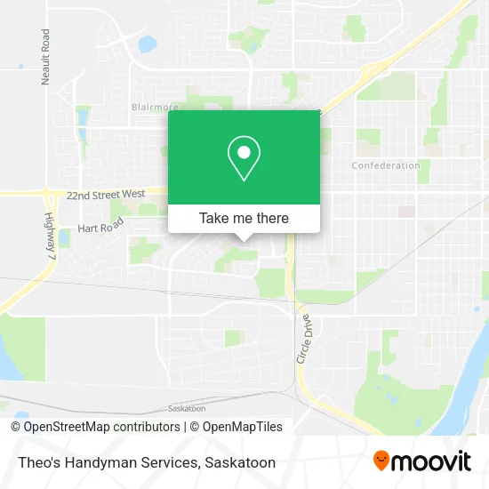 Theo's Handyman Services map
