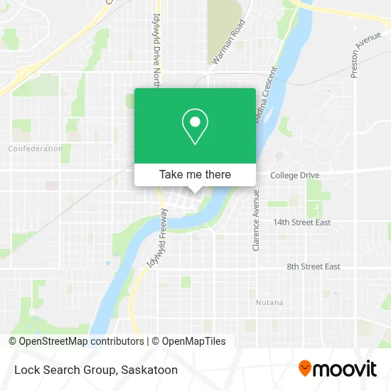 Lock Search Group map