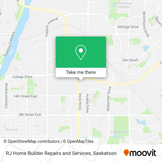 RJ Home Builder Repairs and Services map