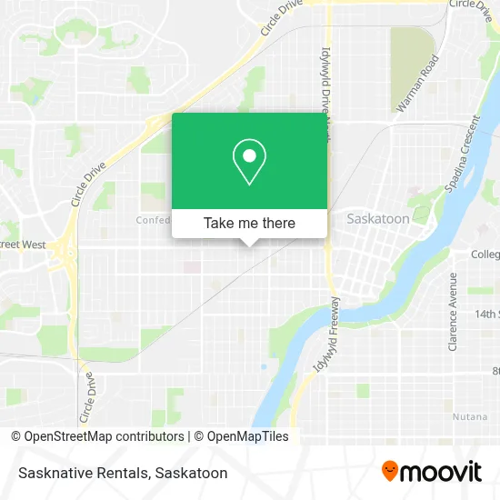 Sasknative Rentals map