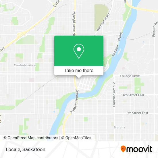 Locale map