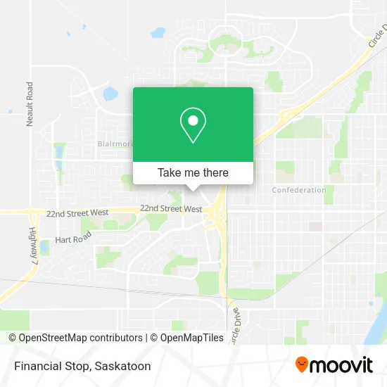 Financial Stop map