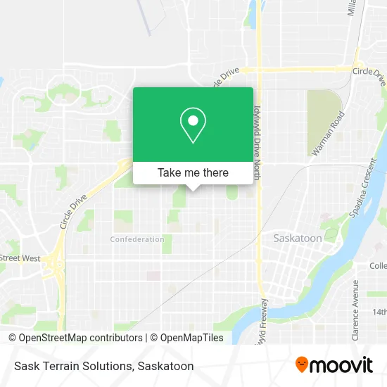 Sask Terrain Solutions map