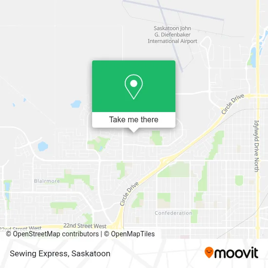 Sewing Express map