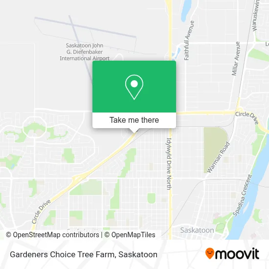 Gardeners Choice Tree Farm map