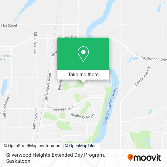 Silverwood Heights Extended Day Program map