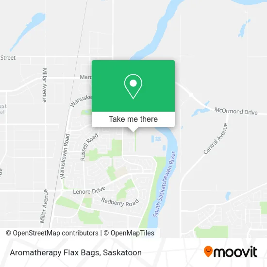 Aromatherapy Flax Bags map