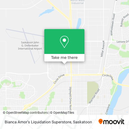 Bianca Amor's Liquidation Superstore map