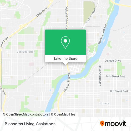 Blossoms Living map