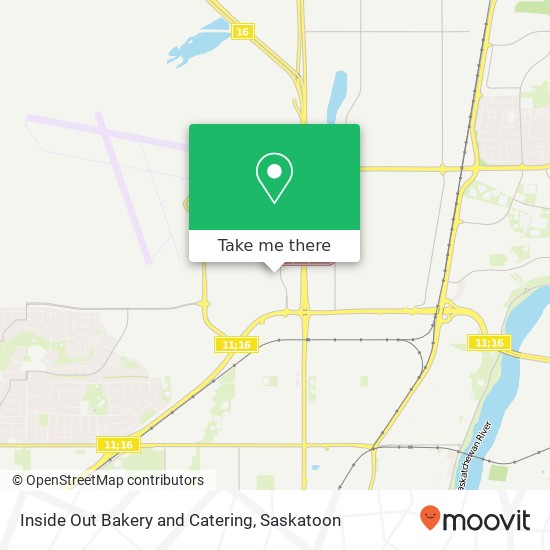 Inside Out Bakery and Catering map