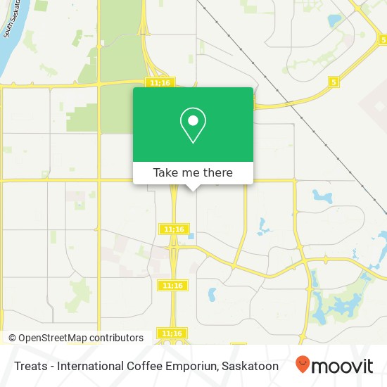 Treats - International Coffee Emporiun map