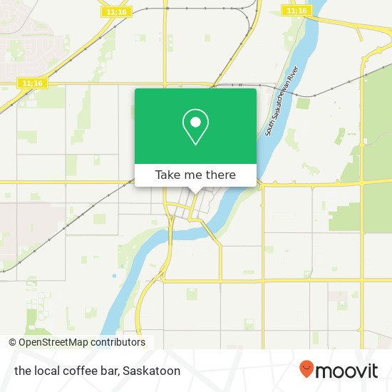 the local coffee bar map