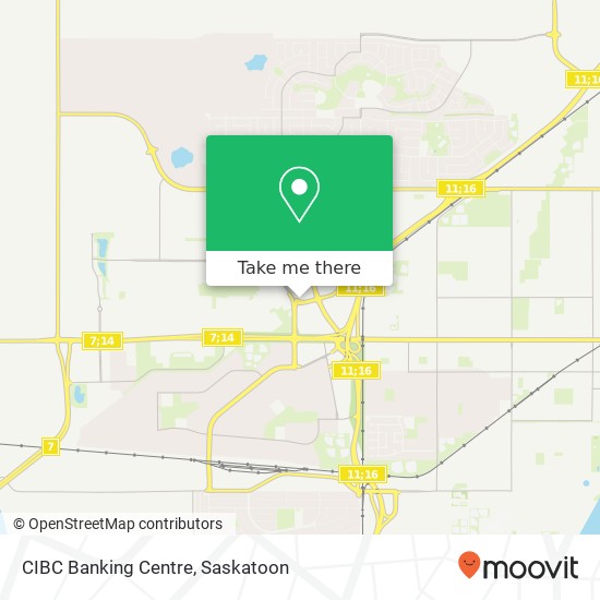 CIBC Banking Centre map