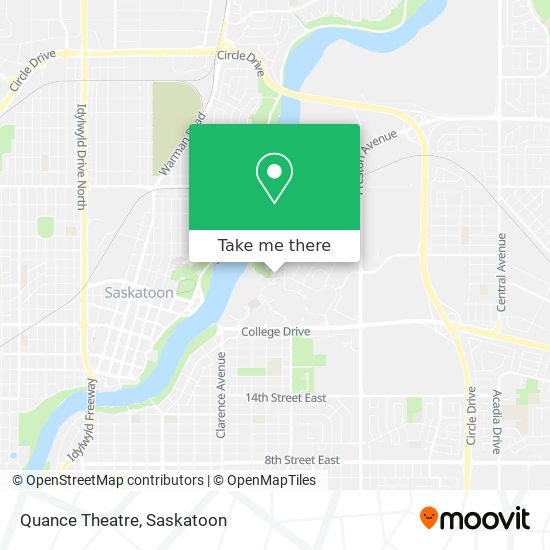 Quance Theatre map