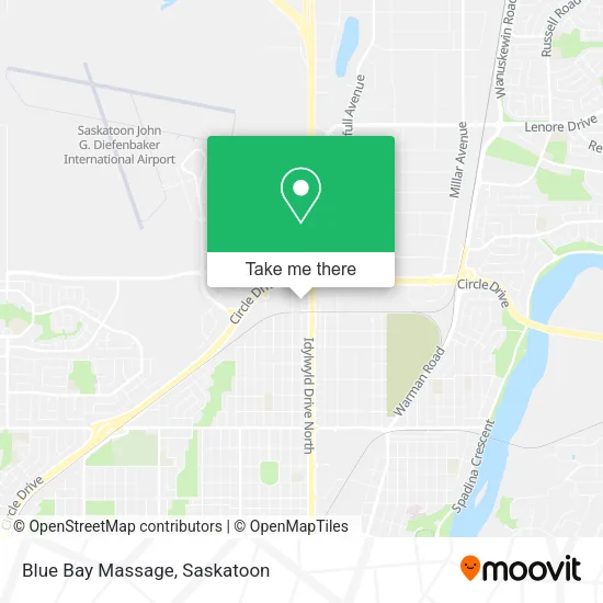 Blue Bay Massage map