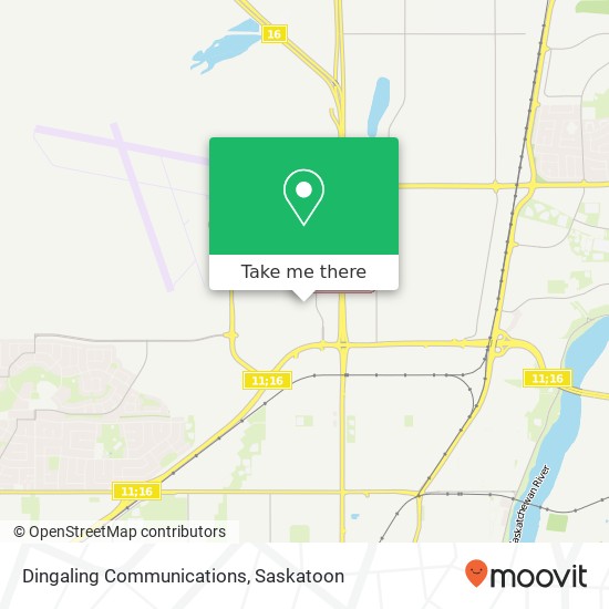 Dingaling Communications map