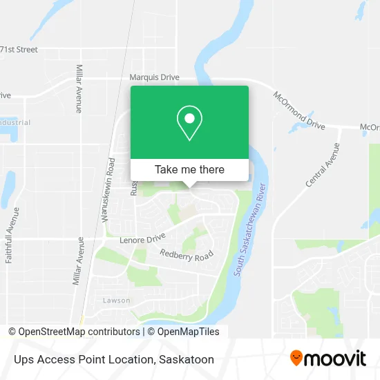 Ups Access Point Location plan