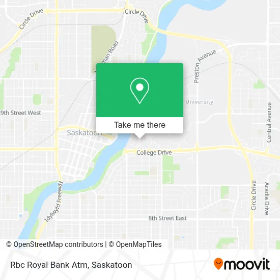 Rbc Royal Bank Atm map