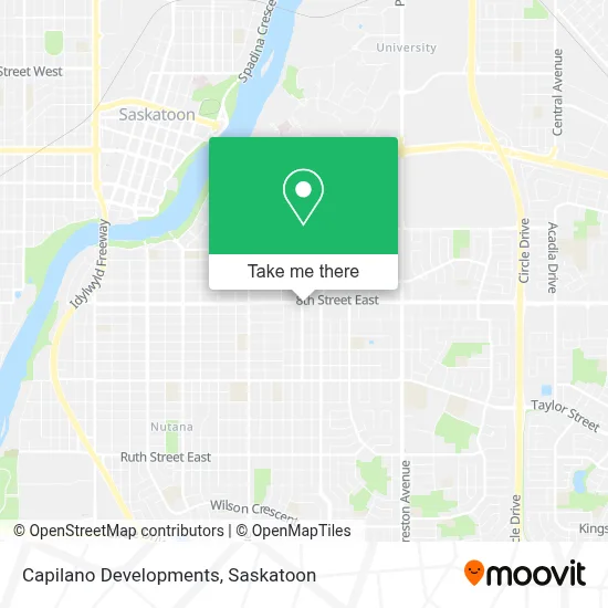 Capilano Developments map