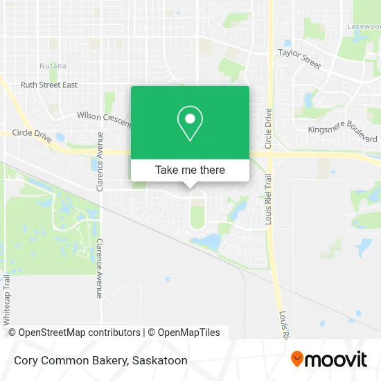 Cory Common Bakery map