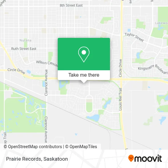Prairie Records map