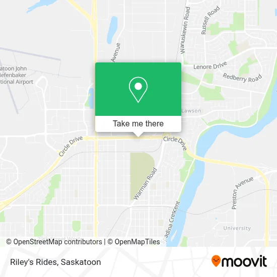 Riley's Rides map