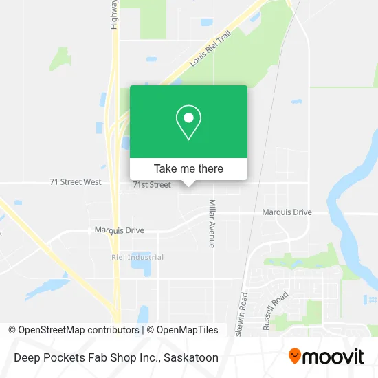 Deep Pockets Fab Shop Inc. map