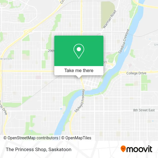 The Princess Shop map