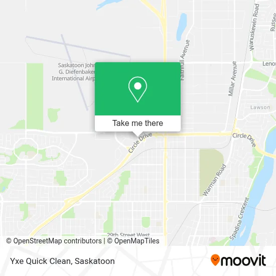 Yxe Quick Clean map