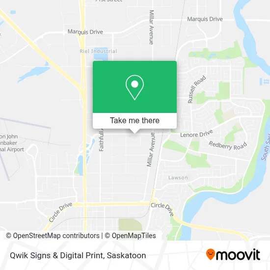 Qwik Signs & Digital Print map