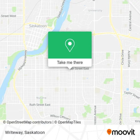 Writeway map