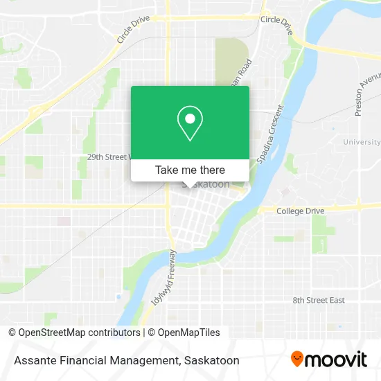 Assante Financial Management map