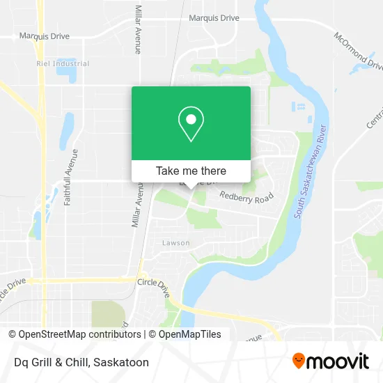 Dq Grill & Chill map