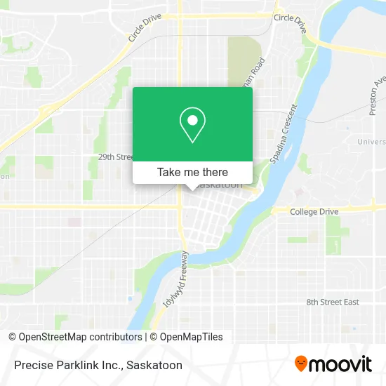 Precise Parklink Inc. map