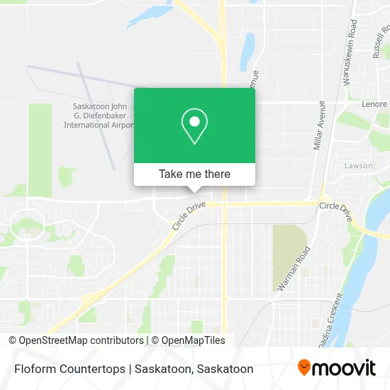Floform Countertops | Saskatoon map