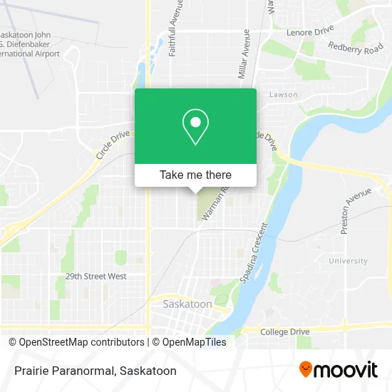 Prairie Paranormal map