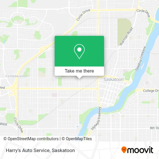 Harry's Auto Service map