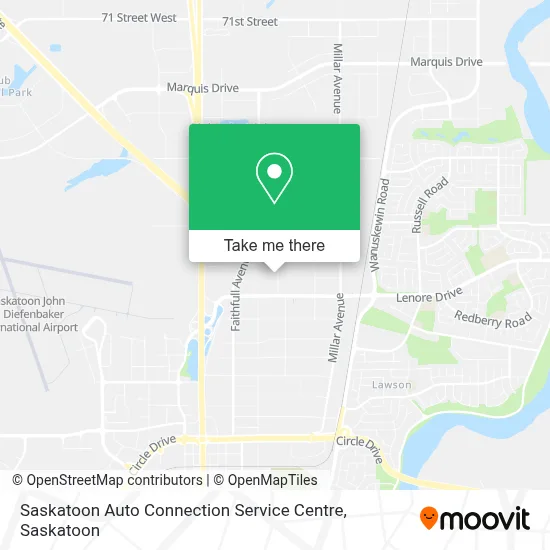 Saskatoon Auto Connection Service Centre map