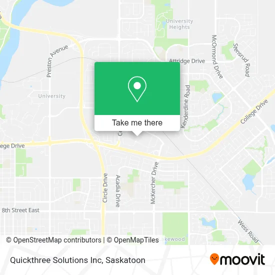 Quickthree Solutions Inc map