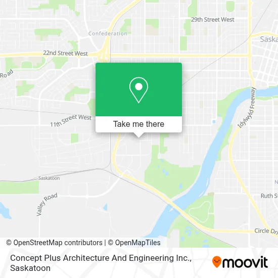 Concept Plus Architecture And Engineering Inc. map