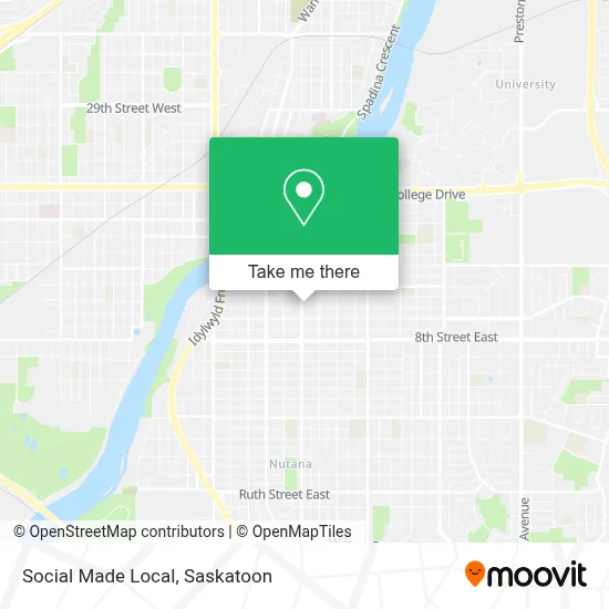 Social Made Local map
