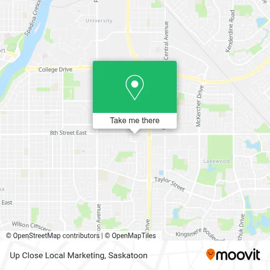 Up Close Local Marketing map
