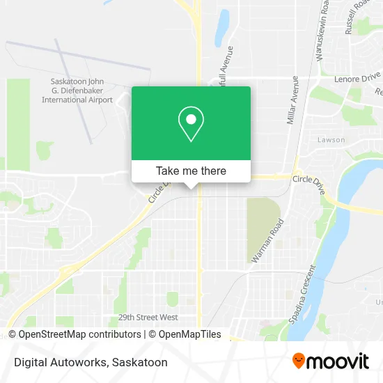 Digital Autoworks map