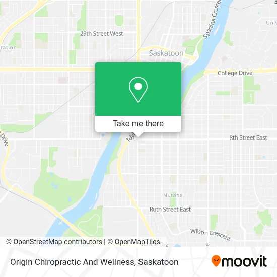 Origin Chiropractic And Wellness map