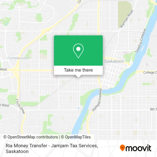 Ria Money Transfer - Jamjam Tax Services map