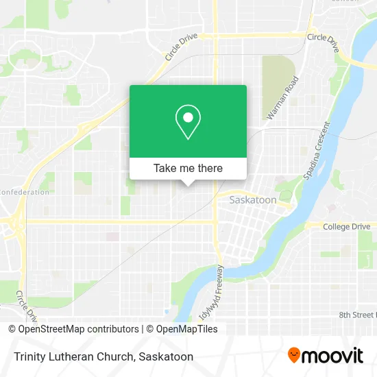 Trinity Lutheran Church map