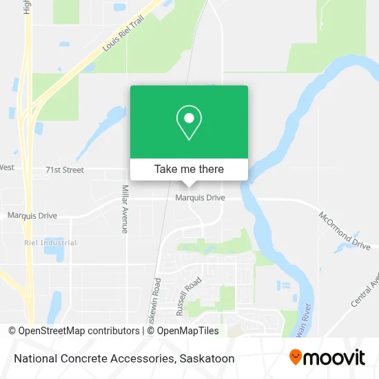 National Concrete Accessories map