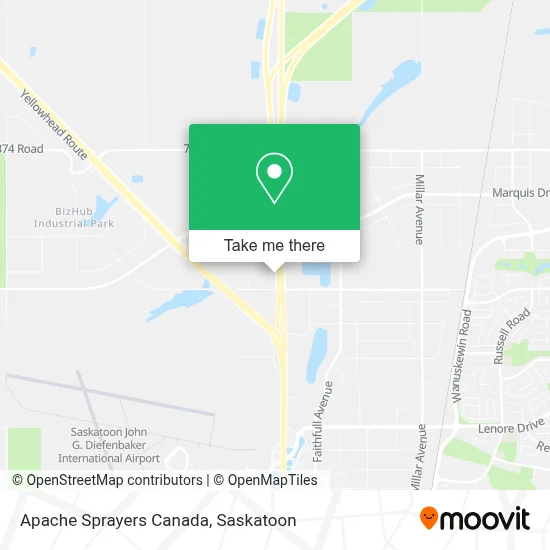 Apache Sprayers Canada map
