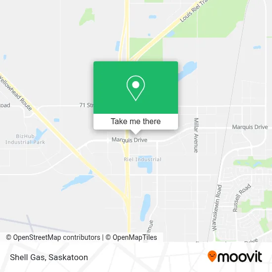 Shell Gas map